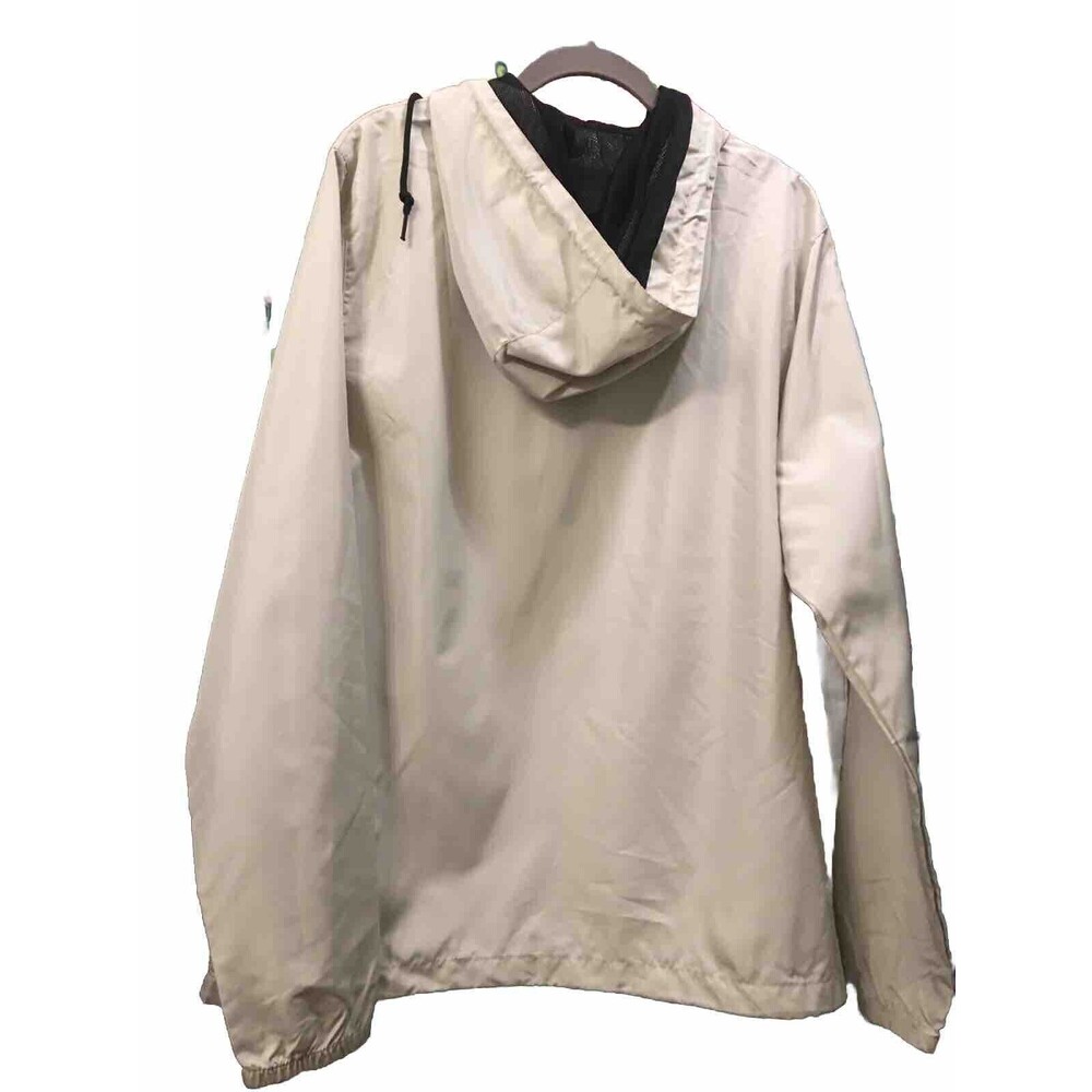 Uscape Lt. Anorak Smoke Mens Jacket Lightweight Windbreaker Size M 1/4 Zip Front - Picture 4 of 7
